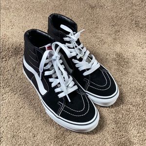 Black Hightop Old Skool Vans